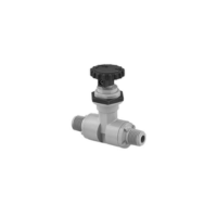 Needle Valve ,PVC,Gray,1_4_ MPT X 1_4_MPT Needle Valve ,PVC,Gray,1_4_ MPT X 1_4_MPT