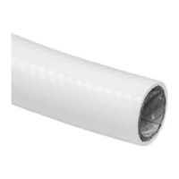Tubing ,PVC, PET Braid, White,1_ID